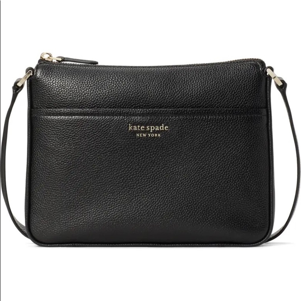 Kate Spade Runaround Medium Crossbody (Black)